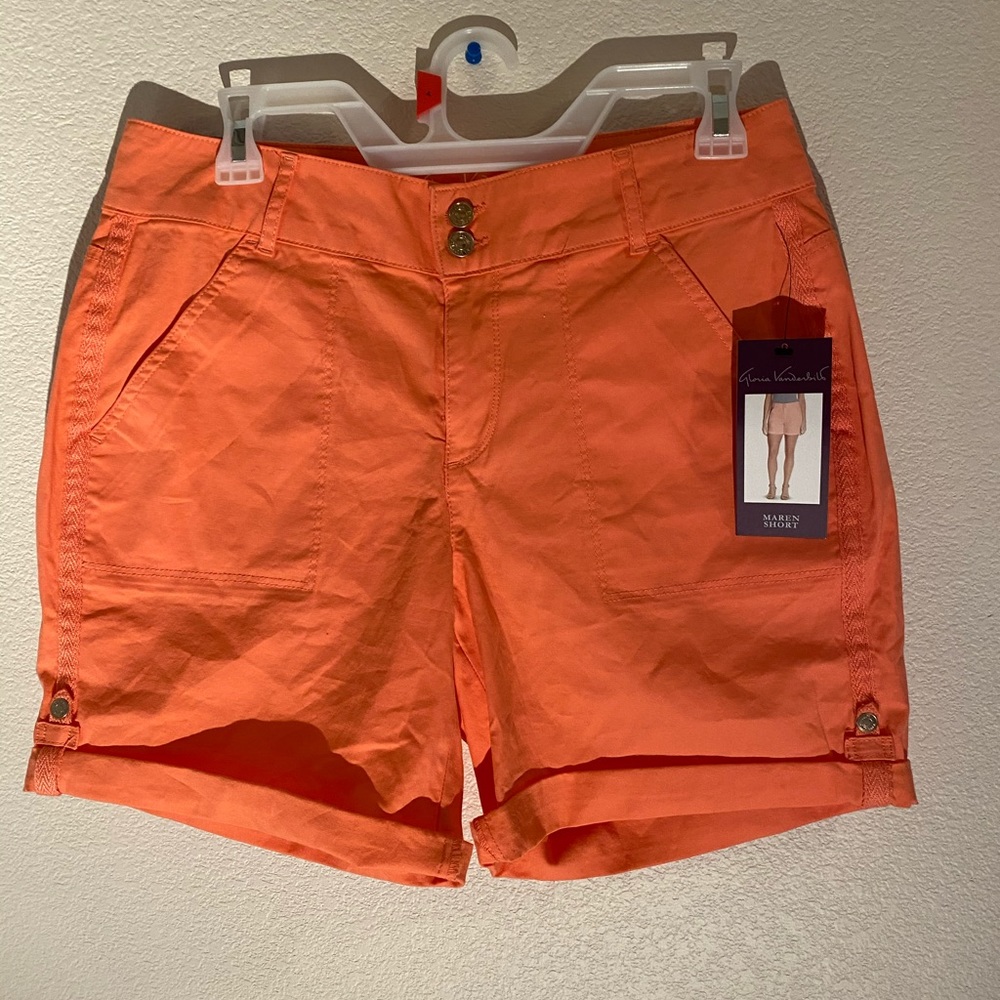 Peach high waisted shorts!